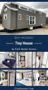 Check Out The Best Modern Tiny Home Design By Park Model Homes In 2020 Modern Tiny House Park Model Homes Tiny House Design