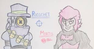 I like that is how mortis can carry rosa very ez and the lighting tho :o. Ricochet And Mortis Portraits Brawlstars