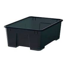 Samla Box Black 15 X11x5 3 Gallon Ikea Ikea Ikea Samla Storage Boxes