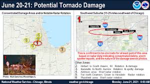 Thunderstorms tore through the chicago area on sunday night after the national weather service reported a 'confirmed large and extremely dangerous tornado' near woodridge, illinois. Zbdy48snofhmhm