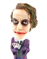 JOKER HEADNOCKERS Heath Ledger Bobble Head Figurine Statue