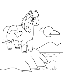 Printable unicorn horse coloring page. 35 Free Horse Coloring Pages Printable