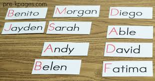 how to make a name chart for your classroom