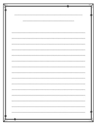 This Is Lined And Bordered Publishing Paper I Have Students Use When Writing The Final Draft Of Writing Paper Template Free Writing Paper Lined Writing Paper