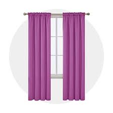 Deconovo Lot De 2 Rideau Occultant Isolant Thermique Chaleur Rideaux Cuisine Rideau Salon Design Moderne Pass Tringle 132 Rideaux Salon Rideaux Rideaux Cuisine
