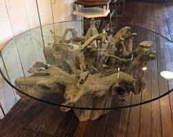Driftwood Tree Root Coffee Table Driftwood Decor Root Table Wood Table Design