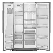 If your refrigerator or freezer has suddenly stopped cooling and the freezer won't freeze, we have multiple solutions for you. Kitchenaid Side By Side Refrigerator 19 8 Cu Ft Ss Krsc700hps Rona