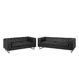 Sofas kunstleder schwarz im preisvergleich große auswahl testberichte echte nutzerbewertungen und geprüfte shops ► billige angebote finden! Sofa Set Kunstleder Schwarz 5 Sitzer Vissland Ab Fabrik Mit Tiefen Preisen 365 Tage Ruckgaberecht 1 In Deutschland