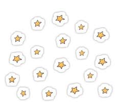 Yellow Stars Sticker By Carleemarkle In 2021 Aesthetic Stickers Iphone Case Stickers Cool Stickers