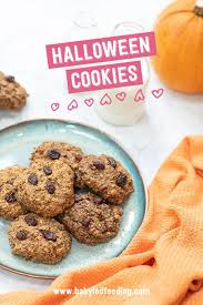 Healthy Halloween Pumpkin Cookies Refined Sugar Free Vegan Egg Free Dairy Free And Super F Dessert Recipes For Kids Pumpkin Cookie Recipe Healthy Halloween