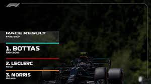 Keep track of the latest standings in the official formula 1® esports pro series. Valtteri Bottas Takes The Win In F1 Austrian Gp Race