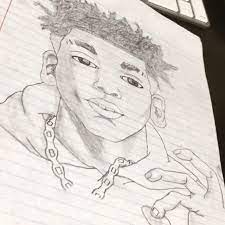 Please subscribe ,like, comment, and share. Nle Choppa Drawings Art Male Sketch
