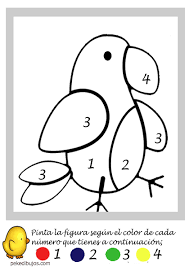 Dibujos Por Numeros Para Colorear Y Pintar Math Activities Preschool Preschool Activities Toddler Learning Activities
