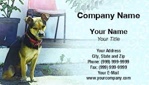 Home previous pet care﻿ next >>. Pet Sitter Business Cards