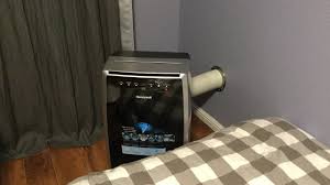 Most mobile air conditioners have reservoirs that should be emptied, but some offer hookups for a drainage hose. Portable Air Conditioner No Window Required Air Conditioner Installation Youtube