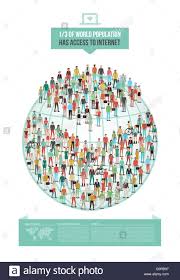 Global Internet Usage Statistic Demographics Pie Chart