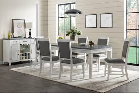 Instead of shopping around for a table to match your existing chairs (or vice versa), buying a dining room set means you go shopping once and you're done. Martin Svensson Home Del Mar 491352022 8 Piece Two Tone Dining Set With Server Sam Levitz Furniture Casual Dining Room Groups