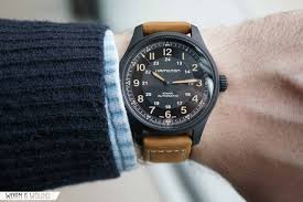 The lume is readable at night and lasts a good amount of time.about 5 mins or so.both my rolexes' lume lasts all through the. Hamilton S Latest Field Watch Mixes Old And New In Titanium Worn Wound