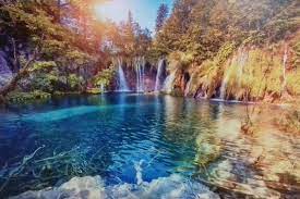 Gambar 45 wallpaper cantik gambar dunia kartun fantasi sumber : 102 Jual Wallpaper Dinding 3d Pemandangan Wallpaper Plitvice Lakes National Park 2048x1362 Wallpaper Teahub Io