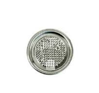 Clear Beverage Can Aluminum Peel-Off Lids (100 pack)