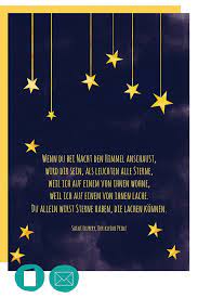 Der kleine prinz erschien erstmals im jahre 1943 in new york. Trauerkarte Kind Sterne Himmel Im Herzen Christliche Poster Karten Mehr Der Kleine Prinz Zitate Prinz Zitate Der Kleine Prinz Zitate Trauer