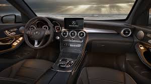 Glc300 In Espresso Brown Black Leather And Natural Grain Black Ash Wood Mercedes Benz Glc Mercedes Benz Interior Benz