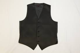 Kyle Thomas 5-button satin red or black Vest