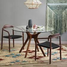 Charcoal Gray Woven Aimee Dining Chair Set Of 2 Dining Chairs Dining Chair Set Black Dining Chairs