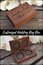 Walnut Ring Bearer Box Ring Box Wedding Engagement Ring Box Etsy Custom Ring Box Wood Ring Box Wedding Proposal Ring Box
