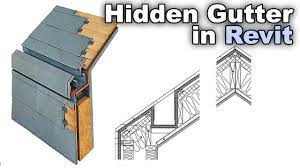 Architectural cad drawings with construction details and specifications are available for virtually all of the gutter supplies, roof accessories, vents and copper work that rutland stocks or fabricates. Hidden Gutter In Revit Tutorial Youtube
