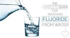 How to remove fluoride from water