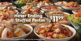 Olive garden® delights guests with a genuine italian dining experience, featuring a range of fresh, simple and delicious dishes, including many inspired by our culinary institute of tuscany in italy, and an award winning wine list. Olive Garden Promotions Buy One Take One To Go For 12 99 Get 10 Bonus Card W Every 50 Gc Purchase 75 Gc For 71 98 Etc