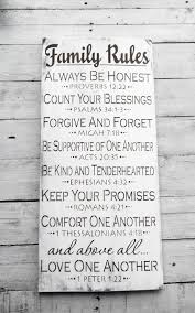 Scripture Art Family Rules Sign In This House We Do 11 Main Family Rules Sign Family Rules House Rules Sign