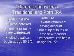 Difference Between A Traditional And Roth Ira Traditional