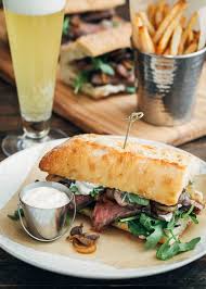 Generously spread both sides of the french bread with the horseradish mayonnaise. Steak Sandwich Recipe With Horseradish Mayo Striped Spatula