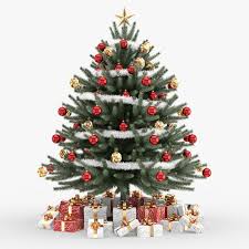 3d Model Christmas Tree Christmas Christmas Tree 3d Model Christmas Tree