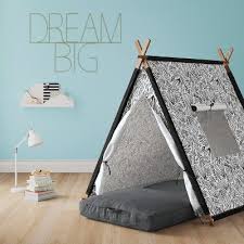 Color Your Own Tent A Frame Tent Pillowfort White Black