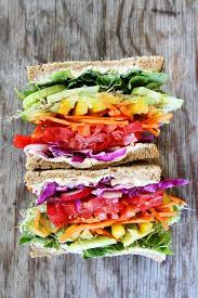 what do i put in a all vegetable sandwich
