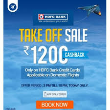 Offer cannot be clubbed with any deal code; Hdfc Bank Credit Card Offers On Domestic Flights Credit Walls