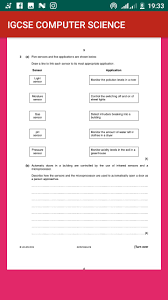 Practise answering sample questions and test your knowledge with web and mobile flashcards. Igcse Computer Science Pastpapers Marking Schemes Pour Android Telechargez L Apk