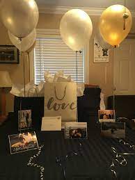 33 Romantic Bedroom Ideas Essentials Best Colour Oh Have You Seen Birthday Surprise Boyfriend Birthday Present For Boyfriend Boyfriend Anniversary Gifts