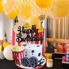 Check spelling or type a new query. Buy Film Cake Topper Movie Cinema Birthday Cake Decoration Happy Birthday Sign Cake Decor For Film Projector Movie Night Camera Popcorn Theater Theme Bday Party Celerbrating Supplies Online In Turkey B0913cjqxn