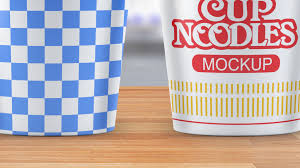 Download Packreate Instant Cup Noodles Mockup