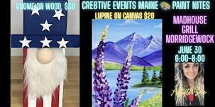 Paint Night- Gnome or Lupine - Madhouse Grill