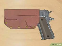 If you like guns and have one of your own, it's a good idea to have a holster, too. How To Make A Shoulder Holster With Pictures Wikihow