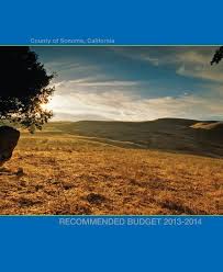 2013 2014 Recommended Budget County Of Sonoma