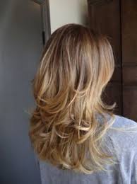 golden ombre stufenschnitt lange haare lange haare frisuren