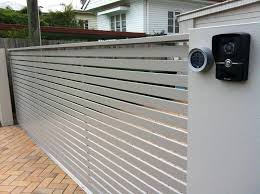 Intercom Systems Modern Gate House Exterior House Front