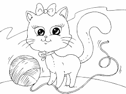 Browse all the colours in our yarns by shade, novelty and thickness. Kitten And Yarn Coloring Page Coloring Pages 4 U
