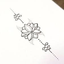 Unalome Tattoo Moon Lotus Unalome Tattoo Unalome Tattoo Moon Inspirational Tattoos
